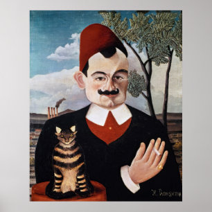 Henri Rousseau - Portrait of Pierre Loti Poster