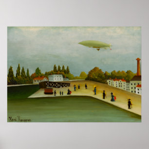 Henri Rousseau - Quay of Ivry Poster