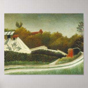 Henri Rousseau - Sawmill, Outskirts of Paris Poster