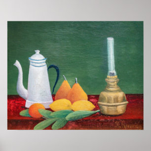 Henri Rousseau - Still Life with Coffee Pot Poster
