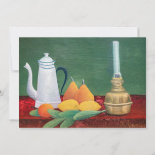 Henri Rousseau - Still Life with Coffee Pot Thank You Card