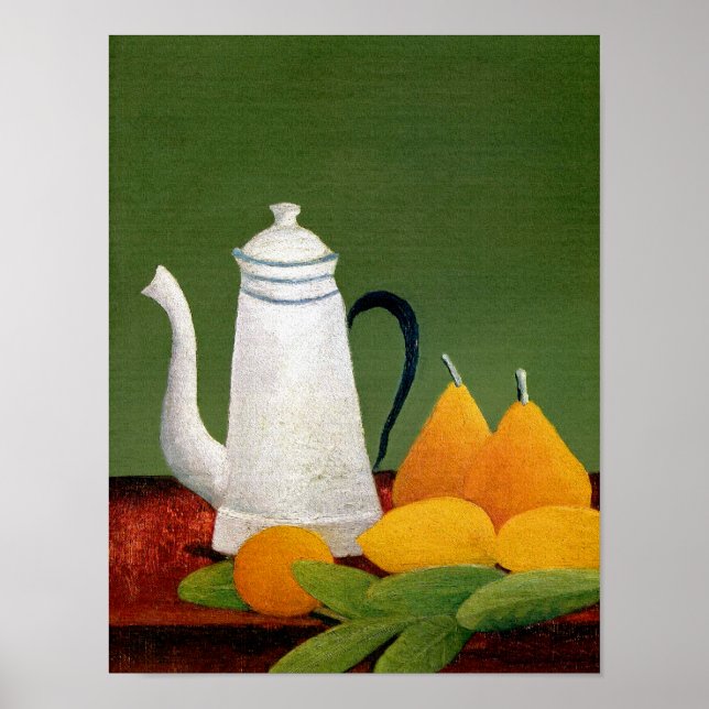 Henri Rousseau - Still Life with Fruit & Teapot Poster (Front)