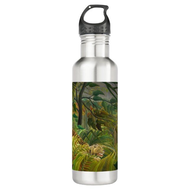 Henri Rousseau - Surprised! 710 Ml Water Bottle (Front)