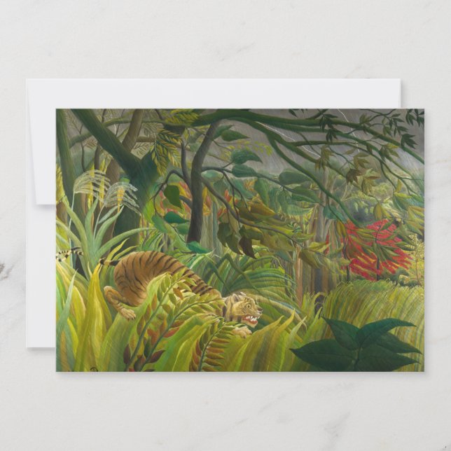 Henri Rousseau - Surprised! Invitation (Front)