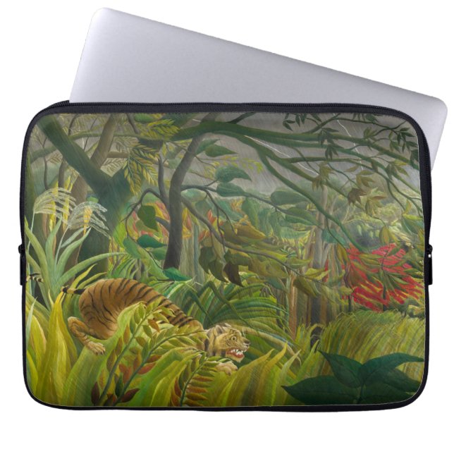 Henri Rousseau - Surprised! Laptop Sleeve (Front)