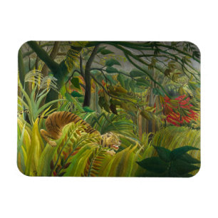 Henri Rousseau - Surprised! Magnet