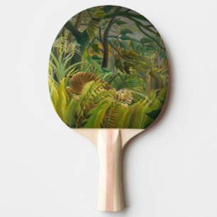 Henri Rousseau - Surprised! Ping Pong Paddle