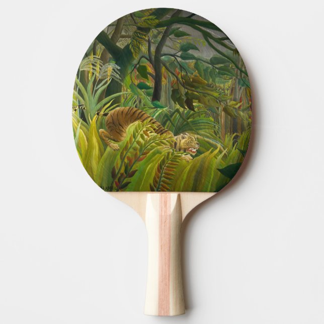 Henri Rousseau - Surprised!  Ping Pong Paddle (Front)