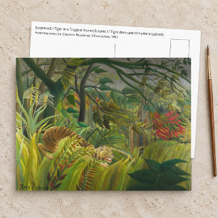 Henri Rousseau - Surprised! Postcard