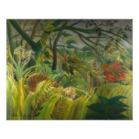 Henri Rousseau - Surprised! Poster