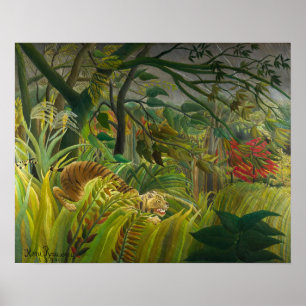Henri Rousseau - Surprised! Poster