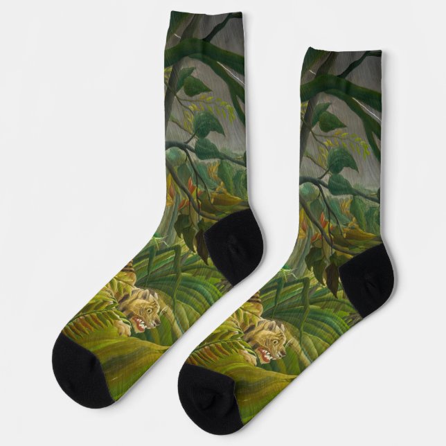 Henri Rousseau - Surprised! Socks (Left)