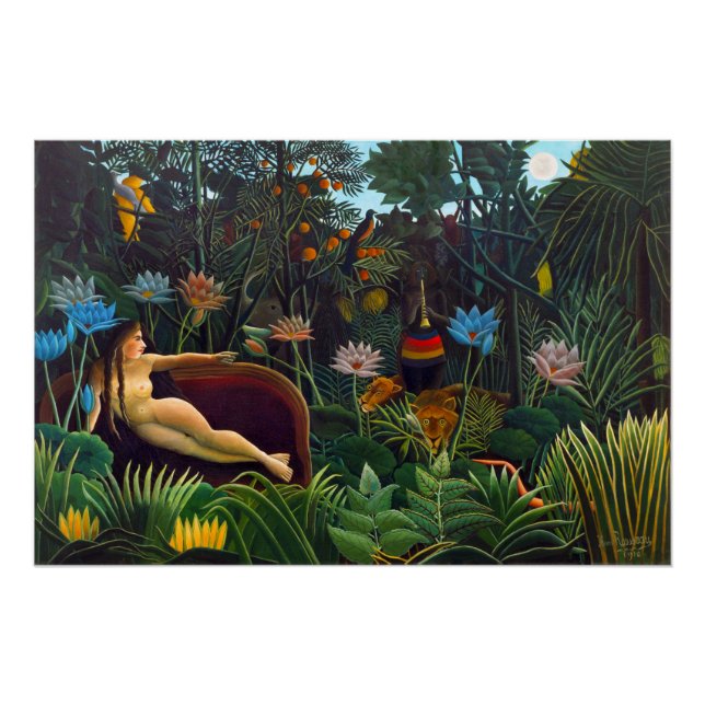 Henri Rousseau The dream 1910 (Le Rêve) CC1146 Poster (Front)