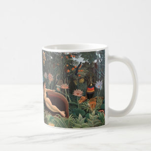 Henri Rousseau The Dream Jungle Flowers Surrealism Coffee Mug