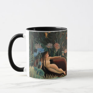 Henri Rousseau The Dream Jungle Flowers Surrealism Mug