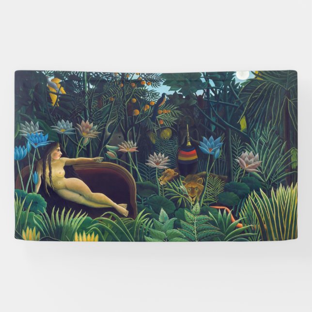 Henri Rousseau - The Dream / Le Reve Banner (Horizontal)