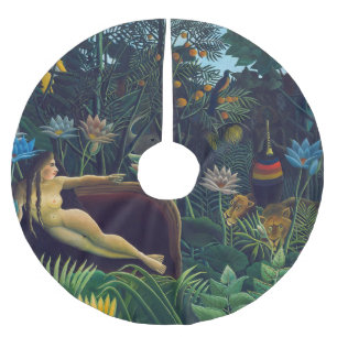 Henri Rousseau - The Dream / Le Reve Brushed Polyester Tree Skirt