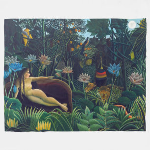 Henri Rousseau - The Dream / Le Reve Fleece Blanket