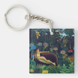 Henri Rousseau - The Dream / Le Reve Key Ring