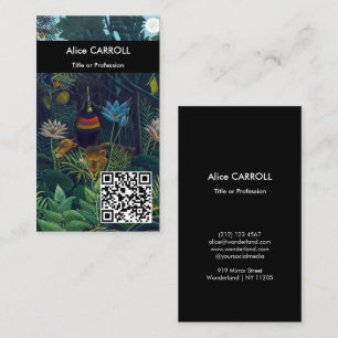 Henri Rousseau - The Dream / Le Reve - QR Code Business Card