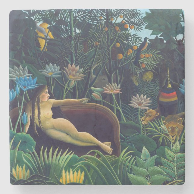 Henri Rousseau - The Dream / Le Reve Stone Coaster (Front)