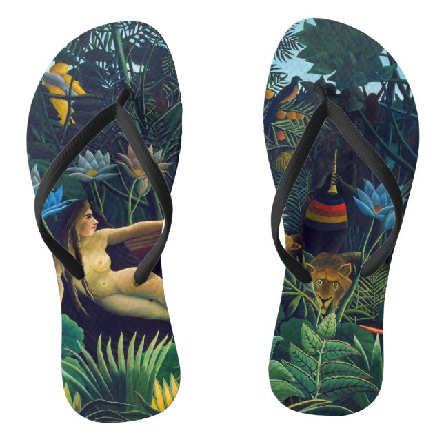 Henri Rousseau - The Dream / Le Reve Thongs (Footbed)