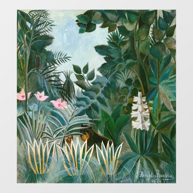 Henri Rousseau - The Equatorial Jungle (Sheet)