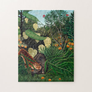 Henri Rousseau The Equatorial Jungle Botanical Gar Jigsaw Puzzle