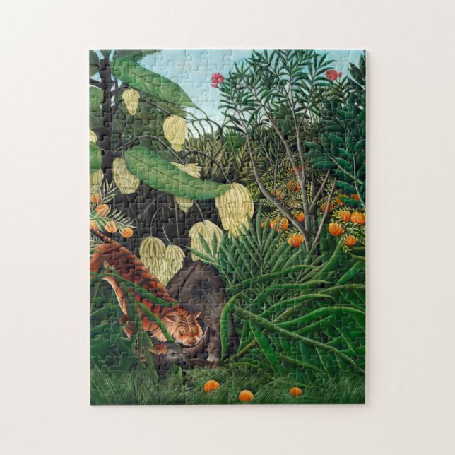 Henri Rousseau The Equatorial Jungle Botanical Gar Jigsaw Puzzle (Vertical)