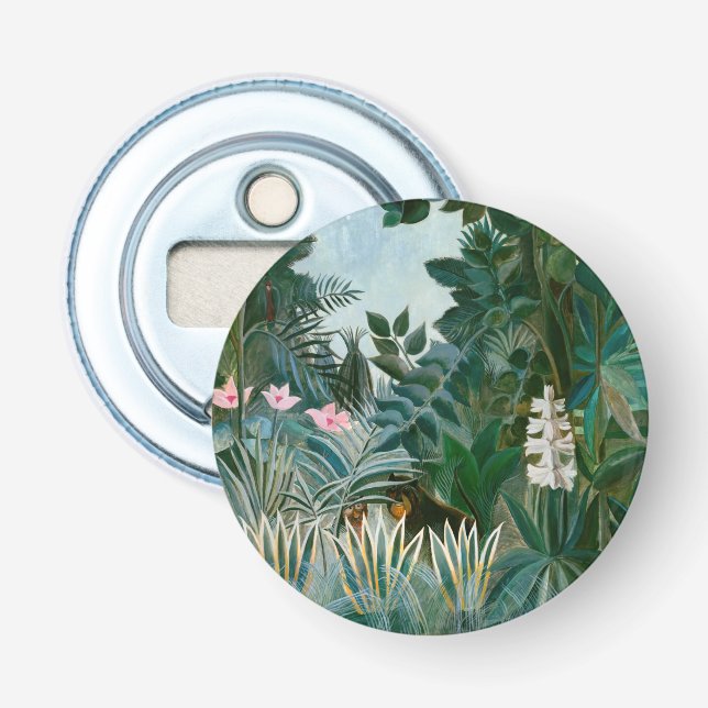 Henri Rousseau - The Equatorial Jungle Bottle Opener (Front)