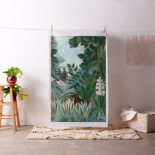 Henri Rousseau - The Equatorial Jungle Fabric