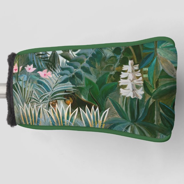 Henri Rousseau - The Equatorial Jungle Golf Head Cover (Front)
