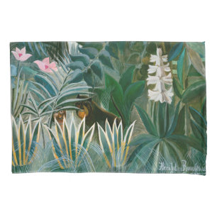 Henri Rousseau - The Equatorial Jungle Pillowcase