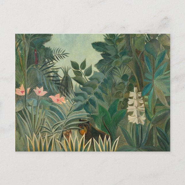 Henri Rousseau The Equatorial Jungle Postcard (Front)