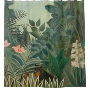 Henri Rousseau The Equatorial Jungle Shower Curtain
