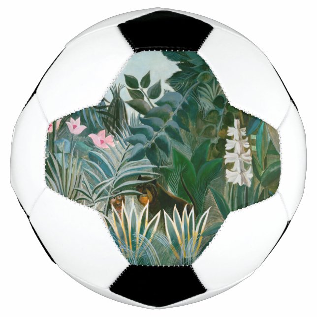 Henri Rousseau - The Equatorial Jungle Soccer Ball (Front)