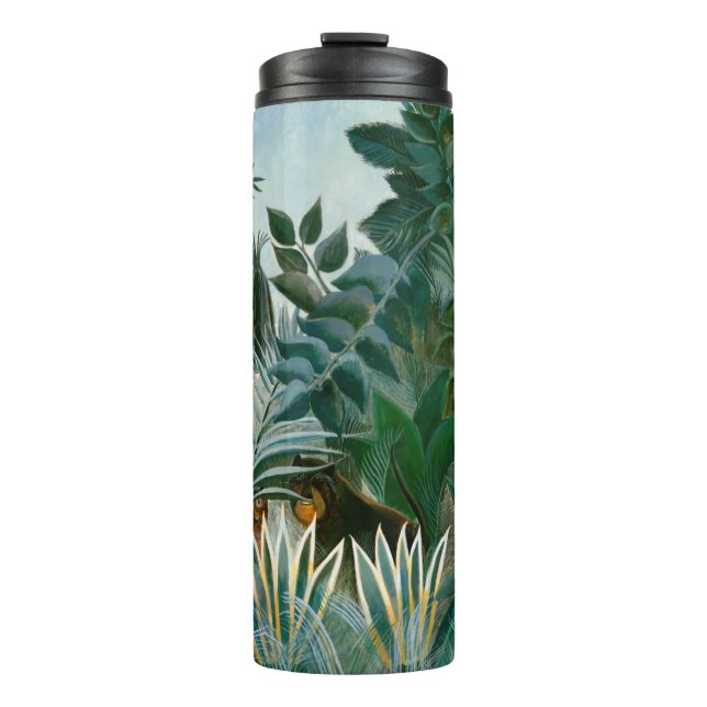 Henri Rousseau - The Equatorial Jungle Thermal Tumbler (Front)