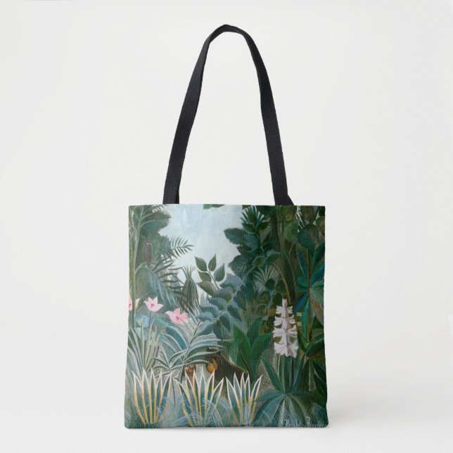 Henri Rousseau - The Equatorial Jungle Tote Bag (Front)