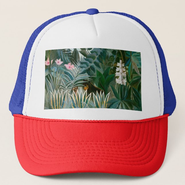 Henri Rousseau - The Equatorial Jungle Trucker Hat (Front)
