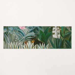 Henri Rousseau - The Equatorial Jungle Yoga Mat