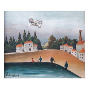 Henri Rousseau - The Fishermen and the Biplane Photo Print
