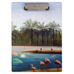 Henri Rousseau - The Flamingoes Clipboard
