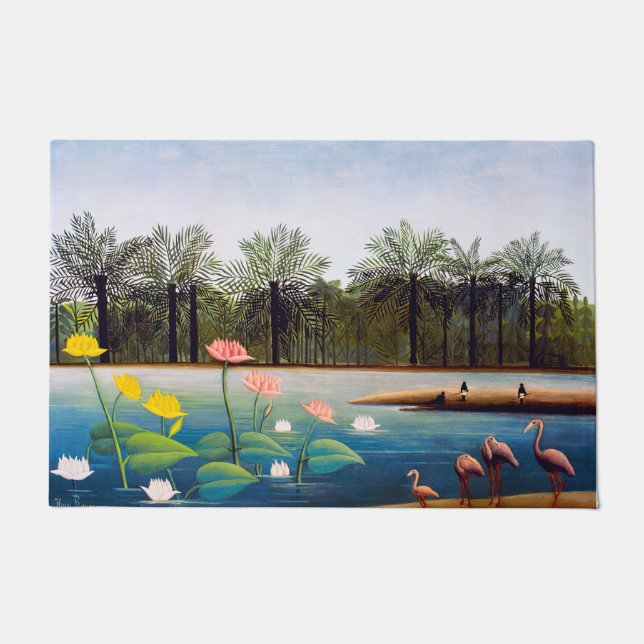 Henri Rousseau - The Flamingoes Doormat (Front)