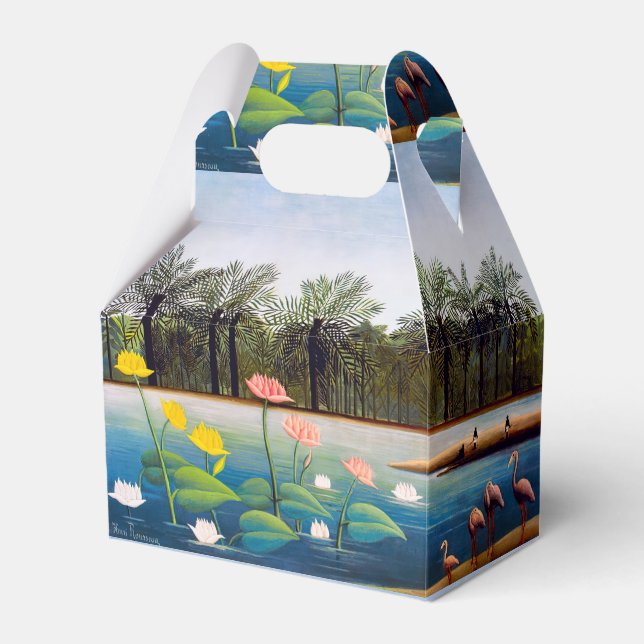 Henri Rousseau - The Flamingoes Favour Box (Front Side)