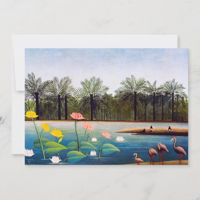 Henri Rousseau - The Flamingoes Invitation (Front)