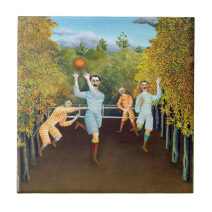 Henri Rousseau - The Football Players Ceramic Tile
