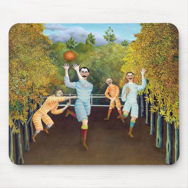 Henri Rousseau - The Football Players Mouse Pad (Front)