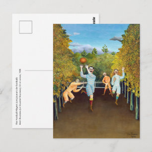 Henri Rousseau - The Football Players Postcard
