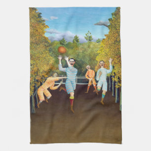 Henri Rousseau - The Football Players Tea Towel