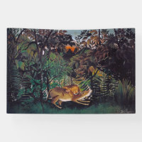 Henri Rousseau - The Hungry Lion